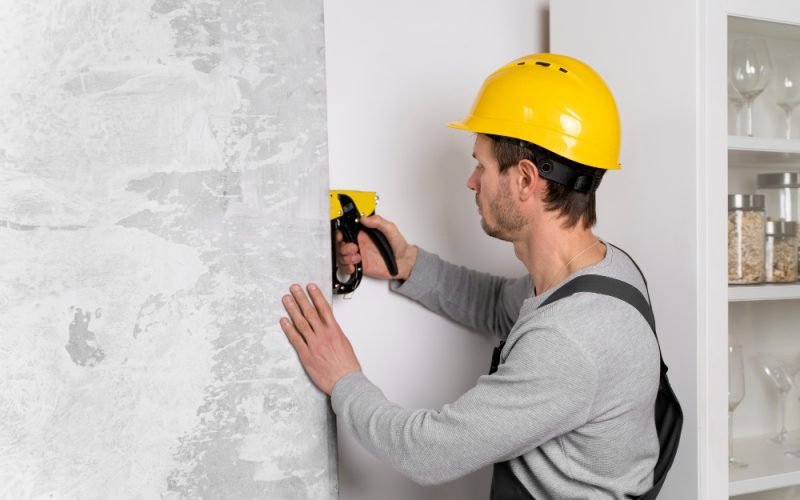 wall crack plastering